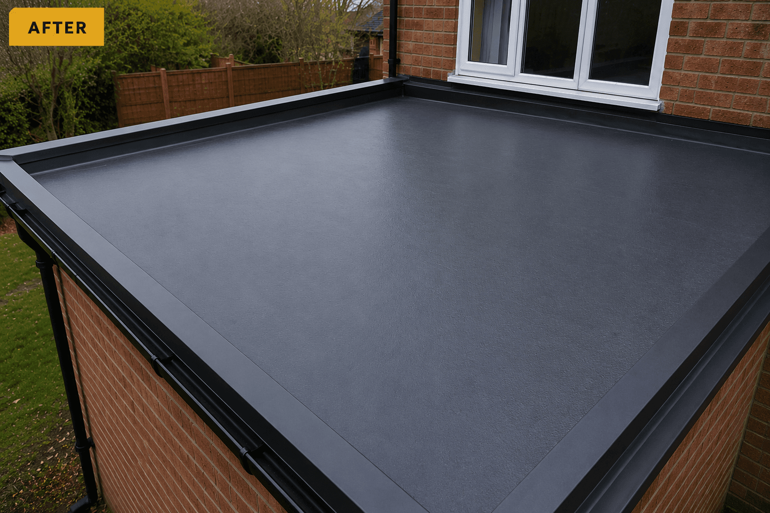 Flat Roof Transformation after